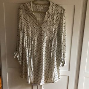 Polka dot dress tunic